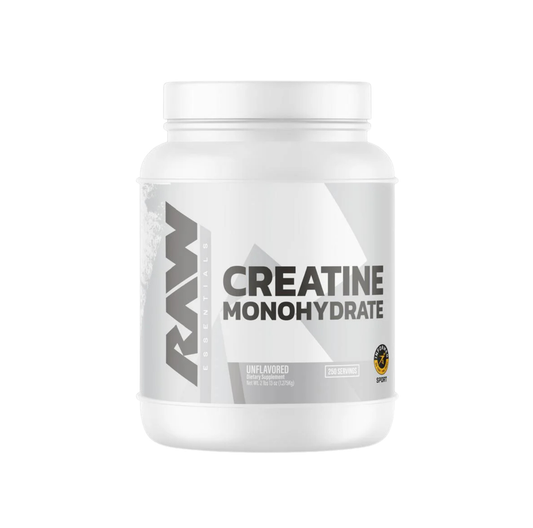 CREATINA MONOHYDRATE RAW NUTRITION 250 SERVICIOS