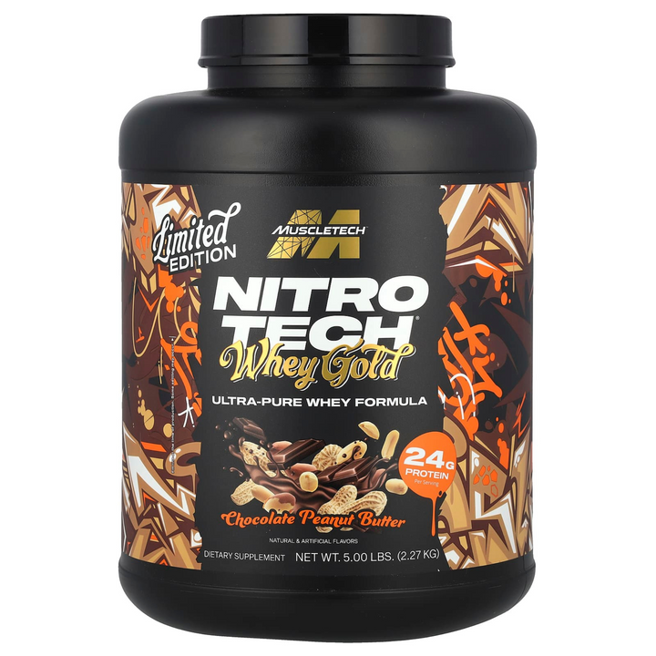 NITRO TECH 100% WHEY GOLD 5  LIBRAS