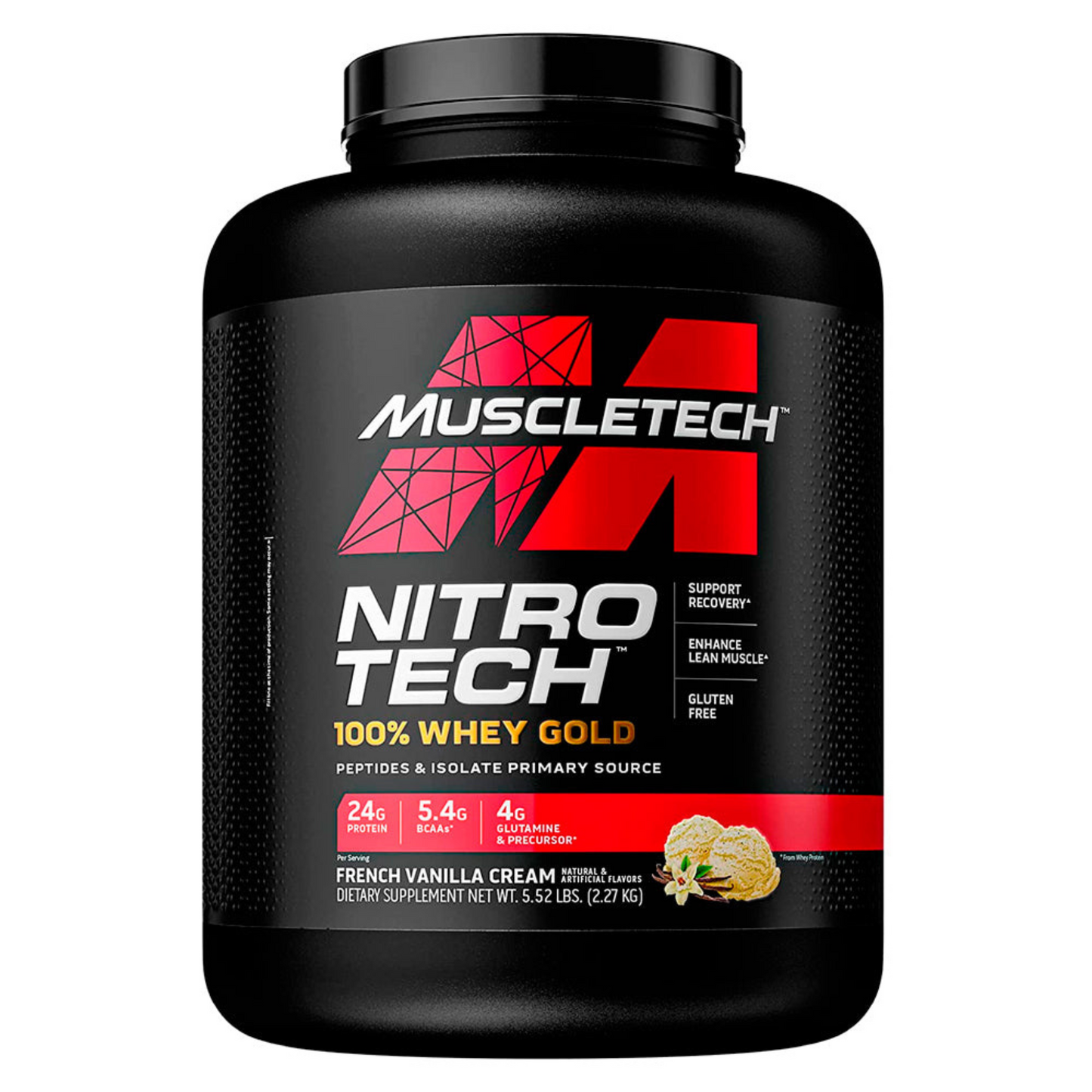 NITRO TECH 100% WHEY GOLD 5  LIBRAS