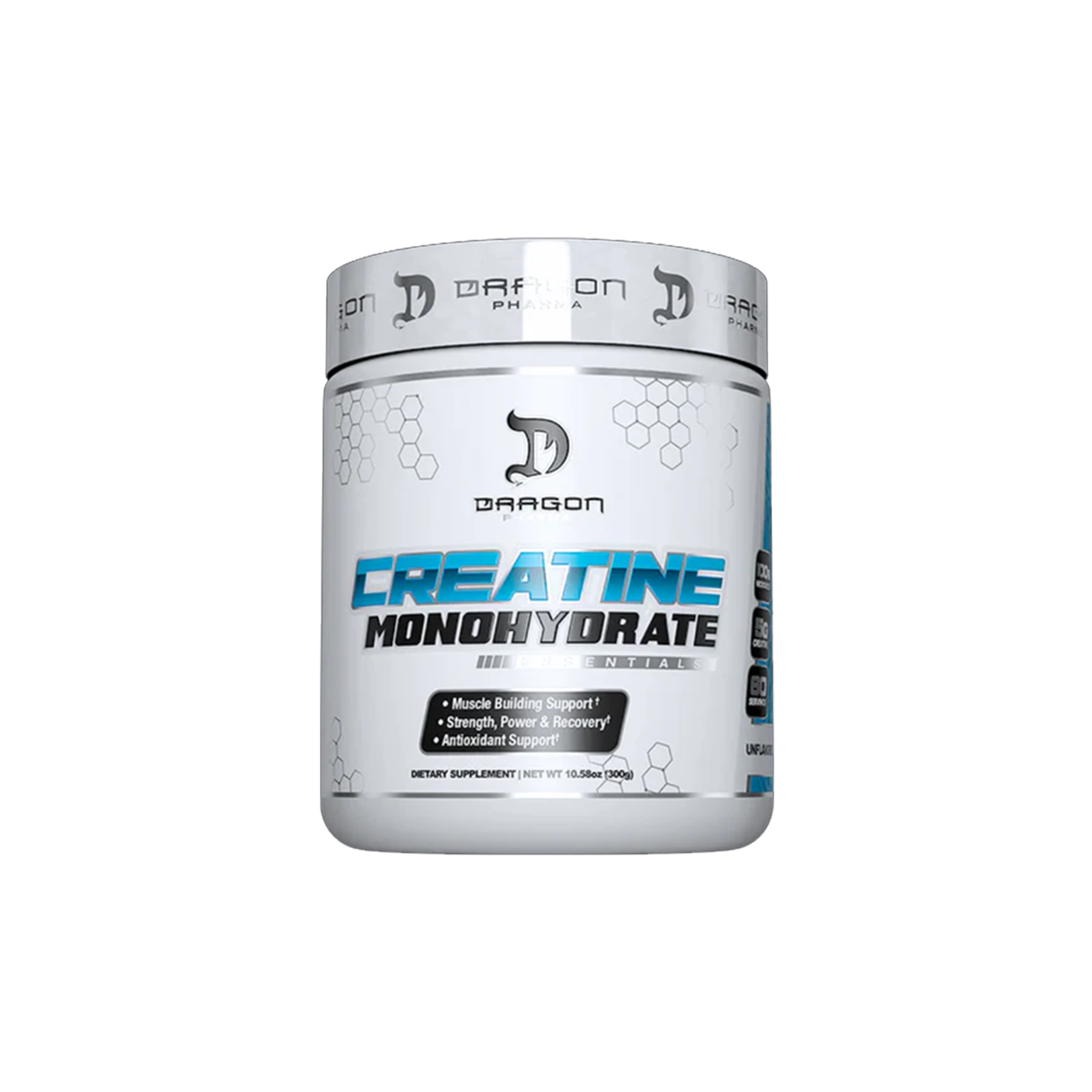 Creatiana CREATINA MONOHIDRATADA DRAGON PHARMA 300 GRAMOS – Titanium sports nutrition
